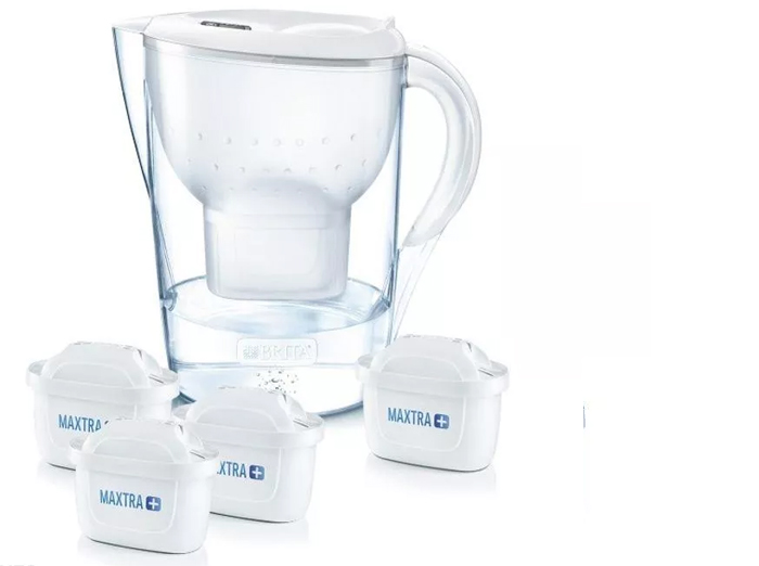 Dzbanek BRITA Marella XL biały + 4 filtry